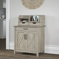 thumbnail image 3 of Bush Furniture Key West Secretary Desk with Storage, Washed Gray, 3 of 10