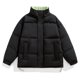 thumbnail image 4 of Puntoco Chaqueta De Algodón Con Cuello Alto, Manga Larga, Bolsillo Con Cremallera Y Cordón Ajustable Para Hombre, 4 of 5