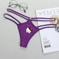 thumbnail image 4 of Sanrio-Tanga de Hello Kitty para mujer, ropa Sexy de dibujos animados, con correa fina, calada, triangular, de cintura baja, regalos, 4 of 4