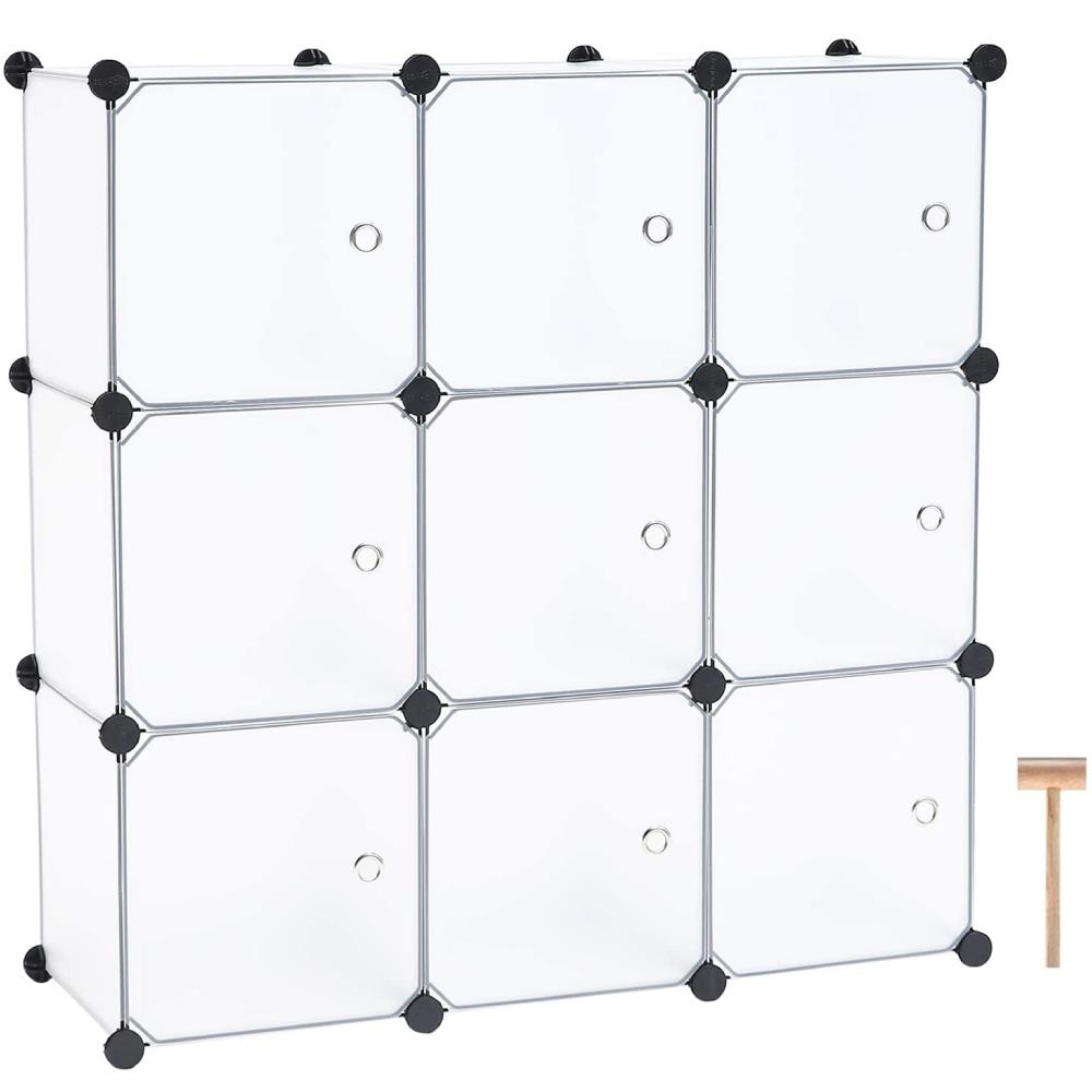 Winado 9Cube Modular Bookcase Storage Shelving Portable Closet