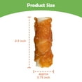 thumbnail image 3 of MON2SUN Chicken Wrapped Rawhide Rolls Small Dog Treats, 21.2 oz (32 Count), 3 of 11
