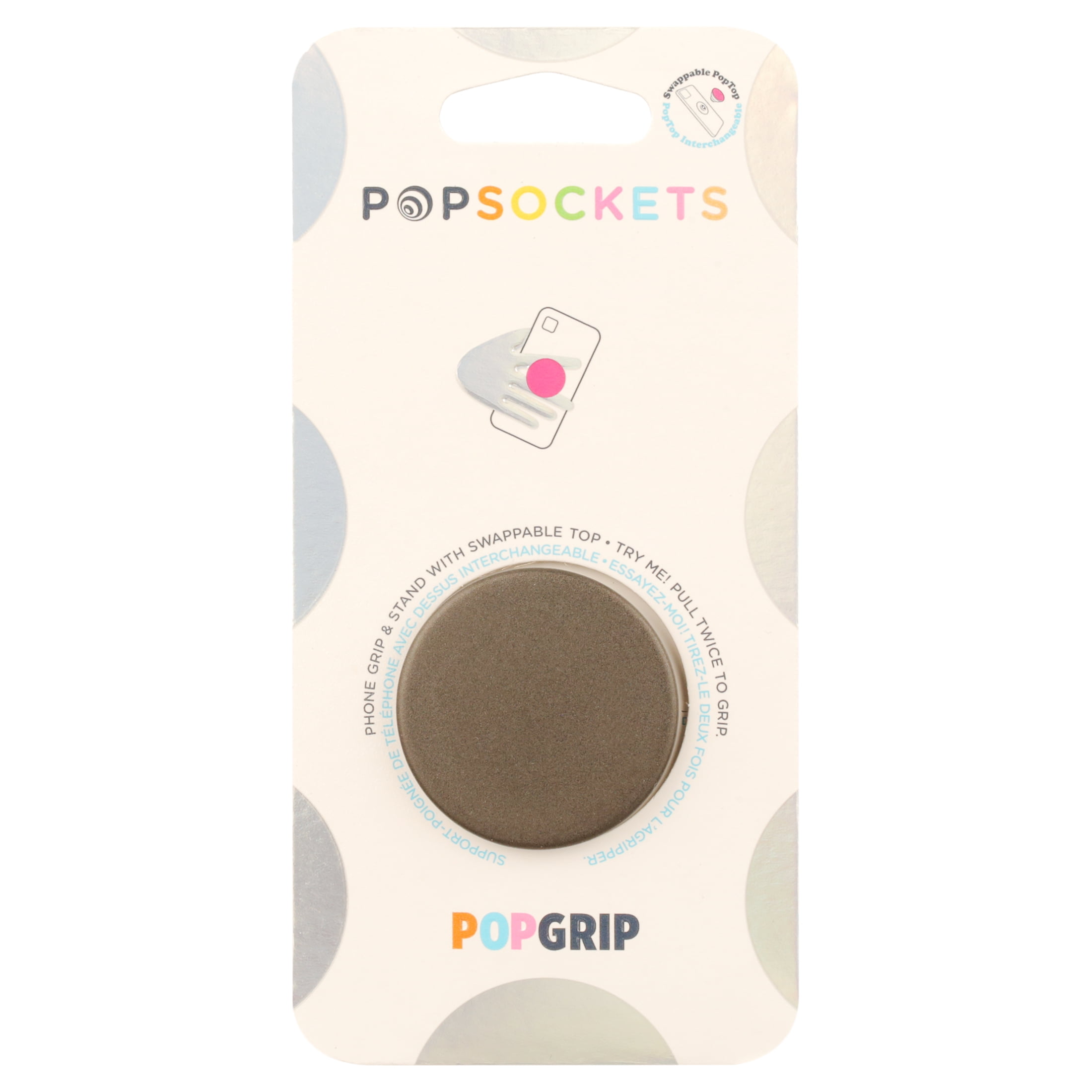 PopSockets PopGrip Swappable Grip for Phones & Tablets Mono Jungle 