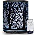 thumbnail image 1 of xianyou-Sunfuny Essential Oil Diffuser, Aromatherapy Metal Oil Diffuser 400ml with Remote Control, Ultrasonic Aroma Diffuser Mini Air Humidifier Fragrance Vaporizer with 7 Color LED Light (Black Fore, 1 of 4