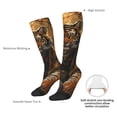 thumbnail image 4 of Naloa Tiger In The Fallen Leaf Forest Thigh High Socks Extra Long Stretchy Sock Women Over Knee High Opaque Stocking Daily Wear, 4 of 6