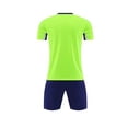 thumbnail image 5 of ITSAME Boys Soccer Jersey Set, Breathable Quick-Dry V-Neck Shirts and Shorts Football Training Outfits 2-Piece Green Size 5-6, 5 of 6
