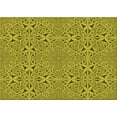 thumbnail image 1 of Ahgly Company Indoor Rectangle Patterned Olive Green Area Rugs, 2' x 5', 1 of 6