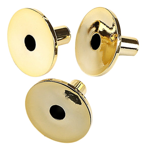 SHOWERORO 3Ud Fundas De Soporte Para Batería En Material ABS Color Dorado Para Uso En Kits De Percusión