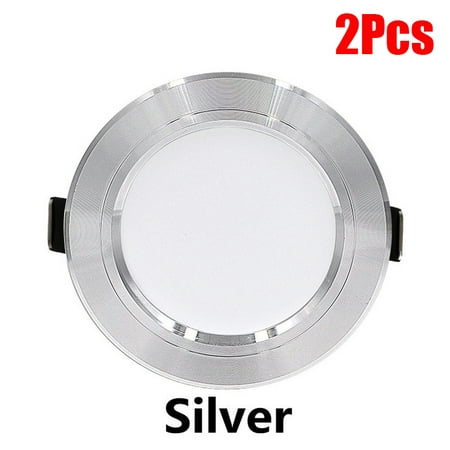 

2Pcs LED Downlight 5W 9W 12W 15W 18W Recessed Round LED Ceiling Lamp Warm White Cold White