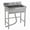 Stainless steel color, variant on Gaderth Stainless Steel Utility Sink,Freestanding Single Bowl Kitchen Sink With Hot & Cold Faucet, 5 Hooks Single Bowl Kitchen Sink For Laundry Room/Apartments/Basement/Garage
