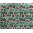 thumbnail image 4 of oneOone Georgette Viscose Fabric Leaves & Floral Block Print Sewing Fabric BTY 42 Inch Wide, 4 of 4