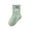 Green, variant on Viluyesy Girls Mid Calf Socks Solid Color Non-Slip Socks Soft Cotton Fall Winter Socks for Daily Wear Light Blue Size L