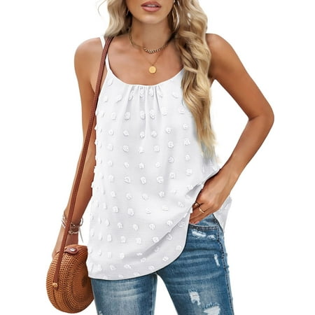 Womens Summer Cute Casual Round Neck Sleeveless Cover Up Loose Beach Bikini Tank Shirt Mini Dress
