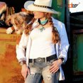 thumbnail image 4 of SUOSDEY Mens Ratchet Western Belts for Women,Cowboy Cowgirl Engraved Embossed Belts for Jeans Christmas with Gift Box, 4 of 8