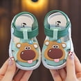 thumbnail image 4 of IUJSOY Toddler Sandals Baby Boys Girls Closed Toe Summer Lightweight Sandals Cute Cartoon Flats, 4 of 6