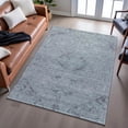 thumbnail image 6 of Addison Rugs Mayfield Premium Machine Washable Traditional Global Teal Rectangle Rug, 10' x 14', 6 of 6