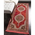 thumbnail image 1 of Unique Loom 3140276 2 Pi 7 Po x 10 Pi Regla Baracoa Runner Rug&44; Rouge, 1 of 1