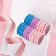 thumbnail image 5 of 20 Ponytail Pieces 30 Seamless Rope Headband Mini Color Soft Non-Damage Hairband for Girls Babies, 5 of 5