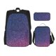 thumbnail image 1 of Balery Violet Glitter Mochila Escolar 3 en 1 para Niños - Mochila Resistente con Lonchera Térmica y Estuche - Mochila Escolar para Niños y Niñas, 1 of 7