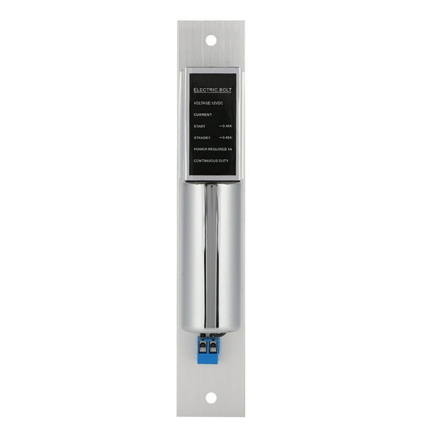 Cerradura de puerta Jadeshay Cerradura de embutir eléctrica DC12V 2 cables Color: Como se muestran las imágenes