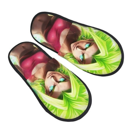 

Dragonball Super SSJ Kefla Mens Clog Furry Slippers Indoor House Shoes