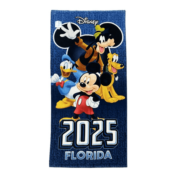 Disney Florida 2025 Beach Towel