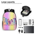 thumbnail image 6 of My Little Pony Backpacks 17 Inch Cartoon College School Laptop Bag Bookbag Lightweight Students Travel Shoulder Bag Daypack, 6 of 8