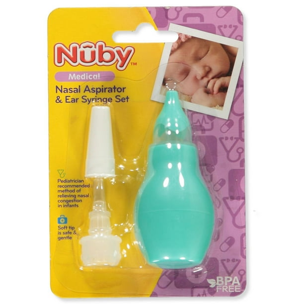 Nuby Medical Nasal Aspirator & Ear Syringe Set