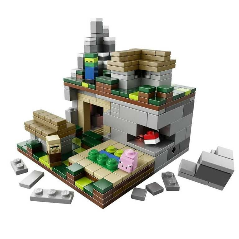 LEGO Minecraft Micro World: The Village 21105 Pig Zombie Micromob Biome Build Top 6068014 - Walmart.com