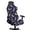 Bat Stars Moon Print Violet Black, variant on SCRAWLGOD Camo Forest Pattern Print Gaming Chair Cover with Armrest Cover, Soft Computer Chair Seat Cover Backrest Slipcovers Stretchable Rotating Desk Chair Seat Cushion Protectors