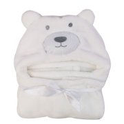 Binpure Cute Bear Shaped Baby Hooded Bathrobe Soft Infant Towel Giraffe Towel Blanket