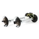 thumbnail image 2 of Bocina neumática para automóvil, 130dB 12V/24V ABS Metal Universal Bocina de aire neumática para automóvil Trompeta doble para tren Auto Camión Camión, 2 of 14