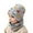 Grey, variant on Gaexia Beanie,Winter Hat and Neck Warmer Set for Kids Cozy Double Layer Toddler Scarf Combo Soft Warm Accessories