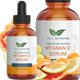 thumbnail image 1 of Suero de vitamina C con aloe vera y vitamina E Antioxidante Antiarrugas Antienvejecimiento Nutrición de la piel Día y noche Aumenta la producción de colágeno Líneas finas Hidratación calmante 2oz, 1 of 5