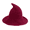 Maroon, variant on TELOLY Witch Hat Halloween Theme Witch Hat Light and Convenient Bright Colors Wizard Hat,