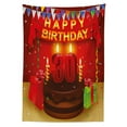 thumbnail image 3 of Ambesonne Colorful Tablecloth Rectangular Table Cover, Cake and Presents, 60"x90", Multicolor, 3 of 4