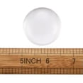 thumbnail image 5 of U8MO 100/200pcs Flatback Transparent Clear Glass Domed Cabochons Cover Findings Round-34.5~35mm,50pcs, 5 of 9