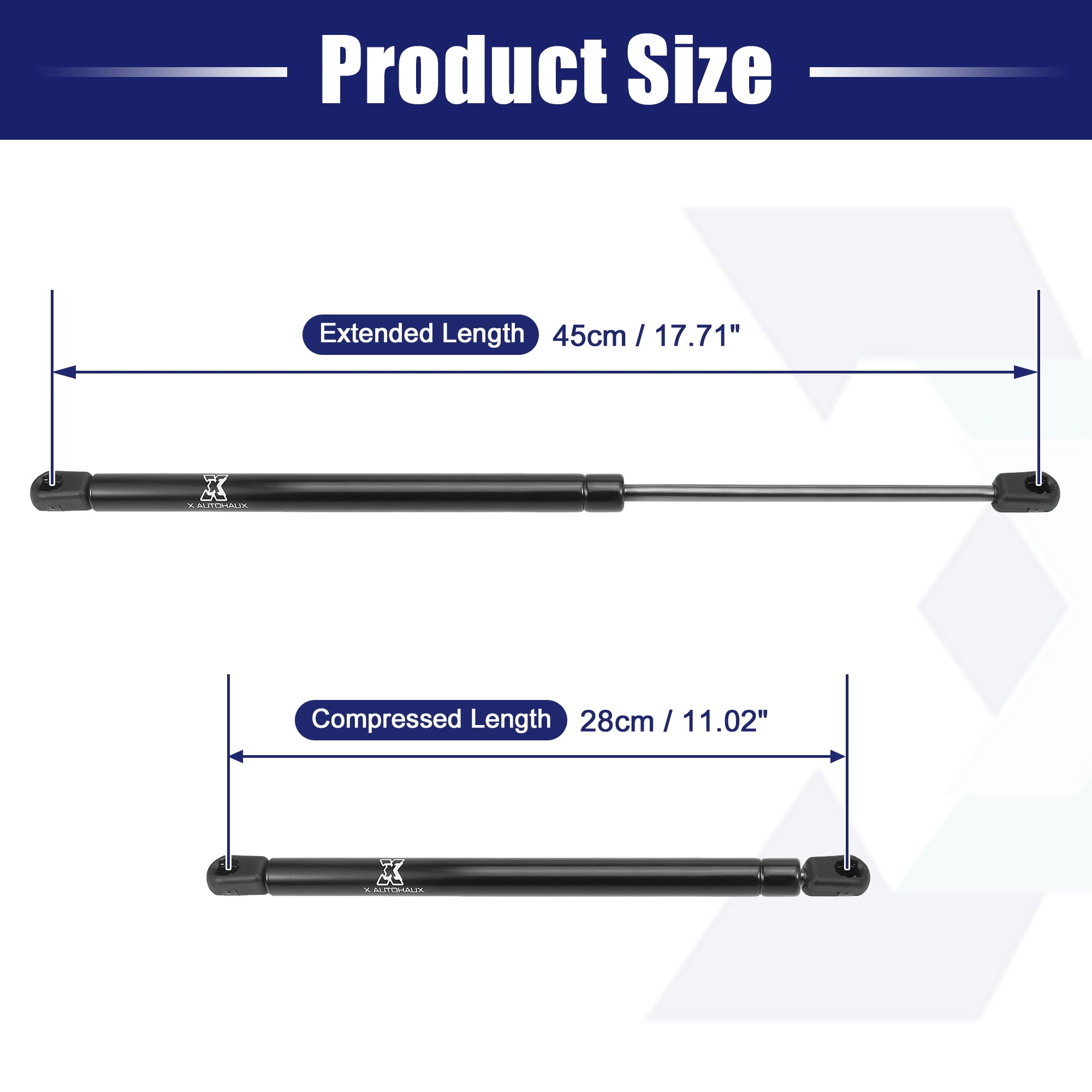 Unique Bargains 2Pcs Rear Trunk Lift Supports Struts Shocks for Kia Soul 2010-2013