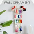 thumbnail image 4 of Macrame Decoration Wall Hanging Rack Decorative Cotton Rope Woven Shelf Practical Hair Hoop Storage Shelf, 4 of 6