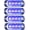 Blue, variant on LINLIN LED Strobe Light, 4pcs Emergency Flashing Lights 4LED Warning Flashing Light Hazard Bar Beacon Surface Mount for Truck Car Lamp 12V/24V