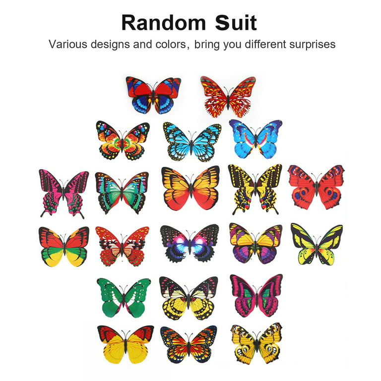 1pcs 30cm Random Color Artificial Butterfly for Garden Decorations Fak – Artificial  Butterflies