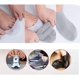 thumbnail image 3 of RV 2 paires de protège-orteils (couleur peau + blanc), protège-orteils en silicone professionnel, coussinet avant-pied ballerine, 3 of 5