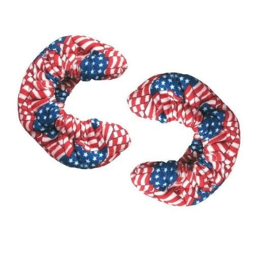 New A&R Ice Hockey Figure Skate Terry Cloth Blade Covers Soakers American Flag