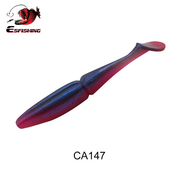 ESFISHING 100mm 125mm155mm 200mm fácil Shiner calidad Pesca señuelo de Pesca suave cebo de silicona Wobblers Leurre Souple Tan Jianjun unisex