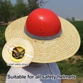 thumbnail image 3 of Rodiuiu Hard Hat Visor, Full Brim Breathable Woven Shade Hat Brim Replacement, Universal Fit Straw Sun Visor for Most Standard Hard Hats, 3 of 8