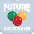 thumbnail image 4 of Inktastic Future Bocce Player Boys or Girls Baby Bib, 4 of 4