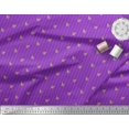 thumbnail image 2 of Soimoi Rayon Fabric Leaves,Flower Bud & Stripe Print Sewing Fabric Yard 56 Inch Wide, 2 of 3