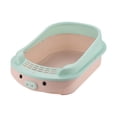 thumbnail image 3 of Cat Kitty Bedpan-inodoro para gatitos, desmontable, al aire libre, con lado alto, contenedor de arena para gatos, bandeja de arena para gatos, 3 of 8