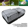thumbnail image 3 of Pet Play Tent with Removable Bottom, 4 Zipper Door Design Pop Open Chicken Enclosure for Dogs, Cats, Chickens, Ducks, 3 of 7