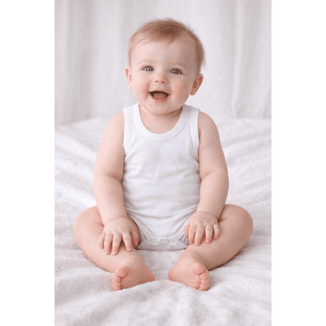 Paquete con 5 Pañaleros Camiseta Extra Suaves para Bebé combinación de colores pastel, Baby Planet México, Talla 6 a 12 Meses, 100% Algodón.