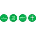 thumbnail image 2 of Darling Souvenir Baptism Theme&nbsp;Stickers Pack of 190 Pcs Candy&nbsp;Chocolate Labels-Green, 2 of 2